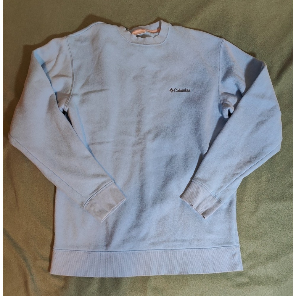 Columbia Light Blue Women's Sweatshirt Size Medium Used